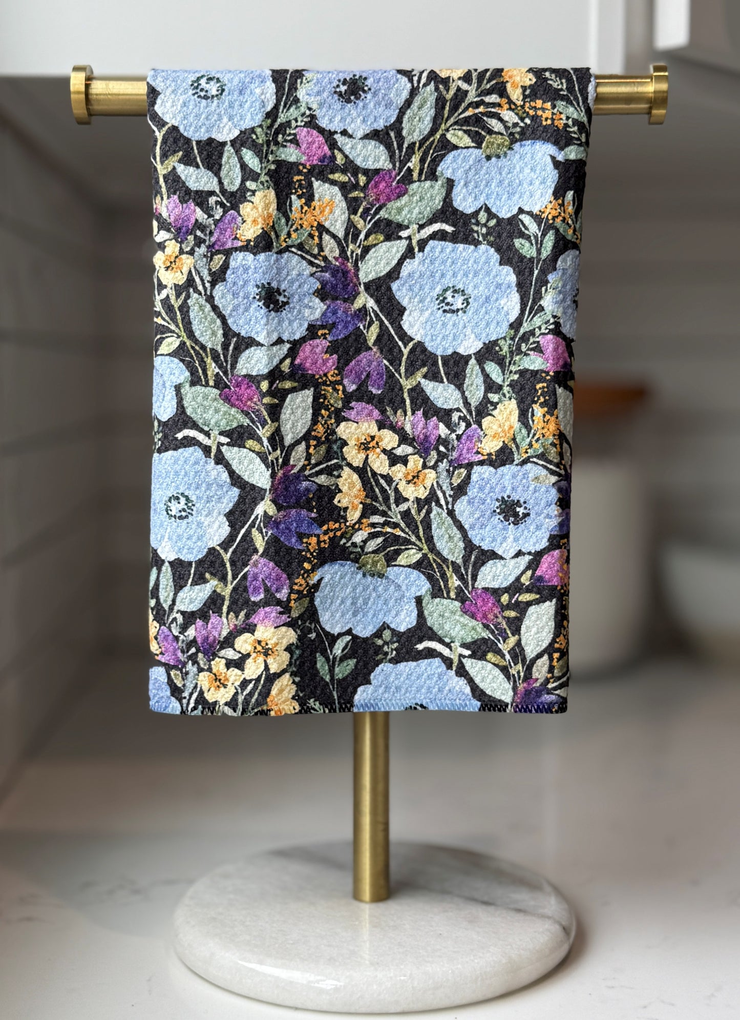 Better in Blue Tea Towel - by Wildflower Lane Studio®
