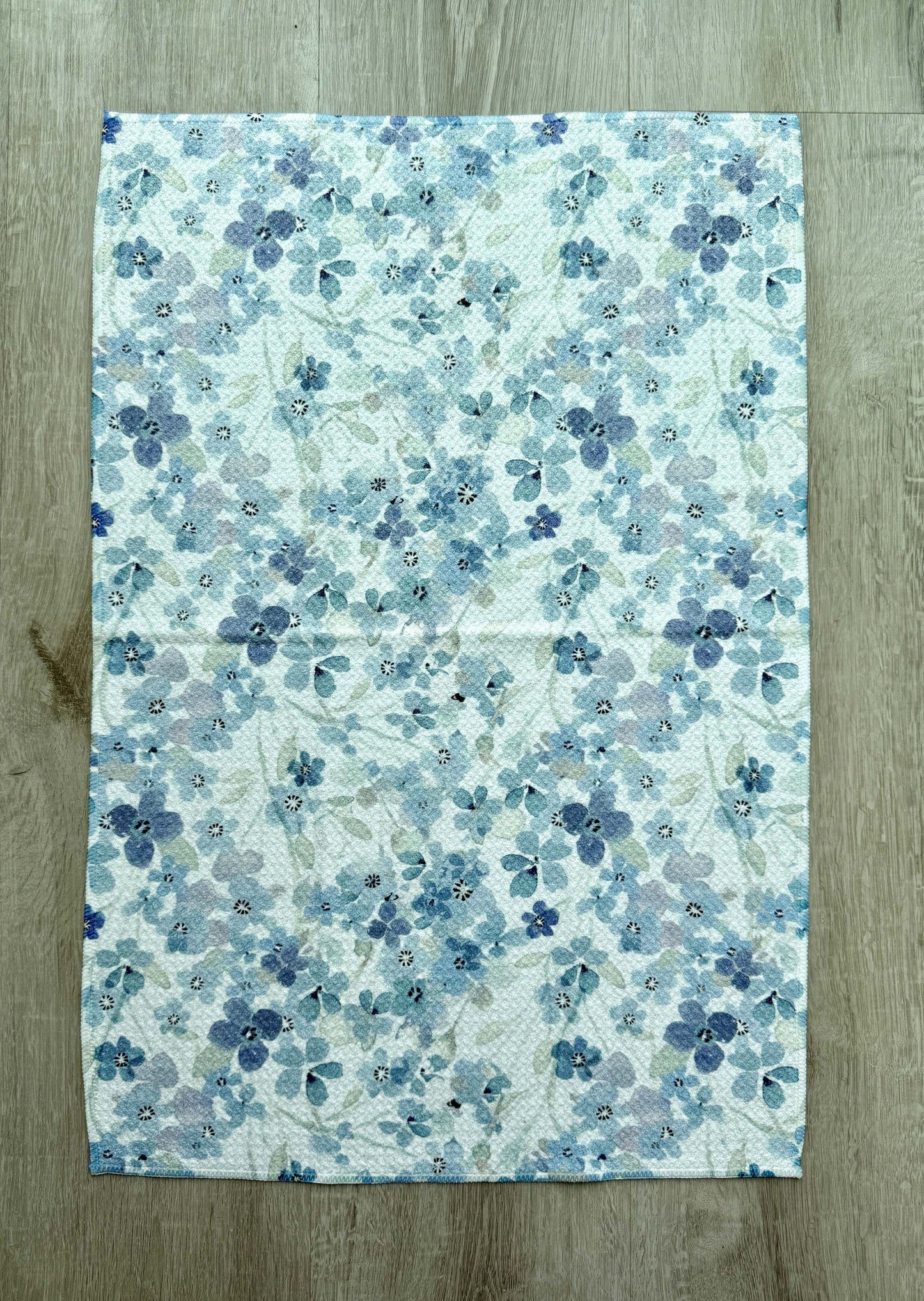 Blue Hydrangea Tea Towel - by Wildflower Lane Studio®