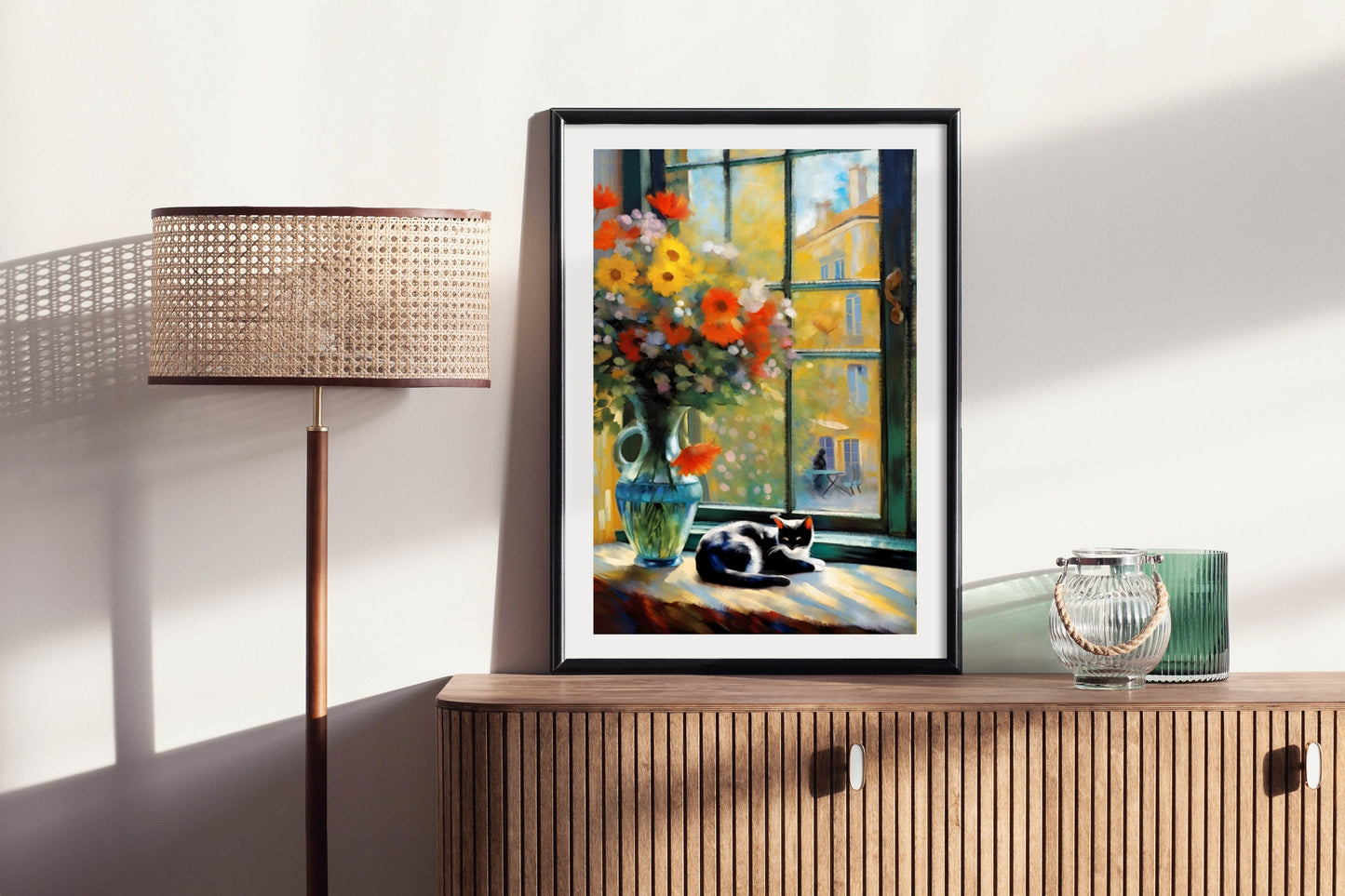 Afternoon Sunlight - Illustrated Print by Thomas Little