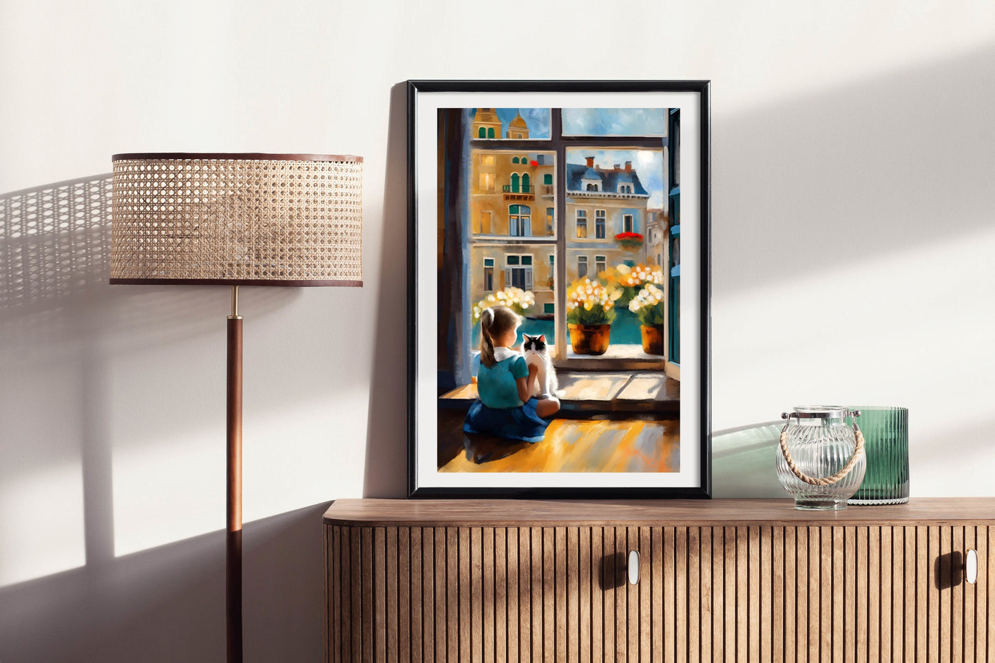 Amsterdam Days - Illustrated Print by Thomas Little