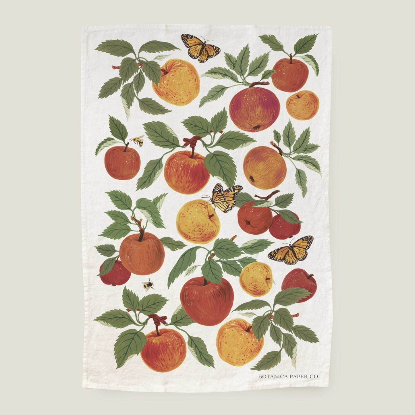 Apple Orchard - 100% Linen Tea Towel - by Botanica Paper Co.®