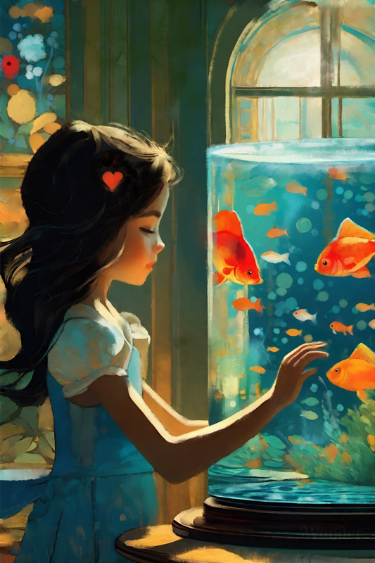 Aquarium - Illustrated Print by Thomas Little