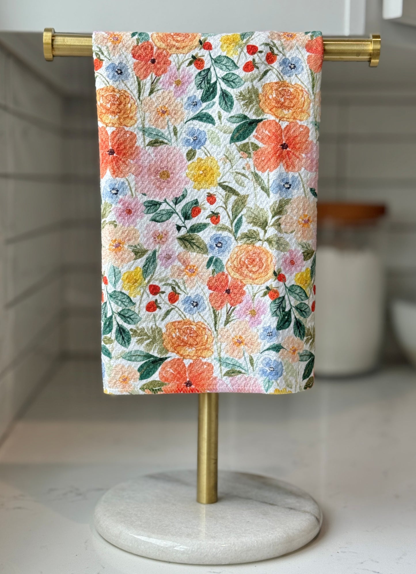 Artistico Garden Tea Towel - by Wildflower Lane Studio®