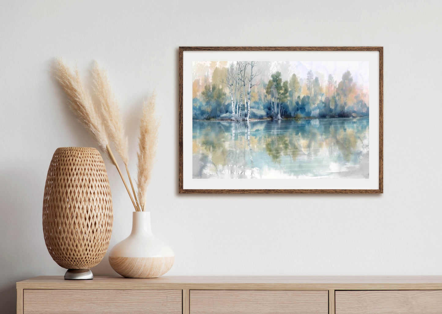 Aspen Grove - Illustrated Print by Thomas Little