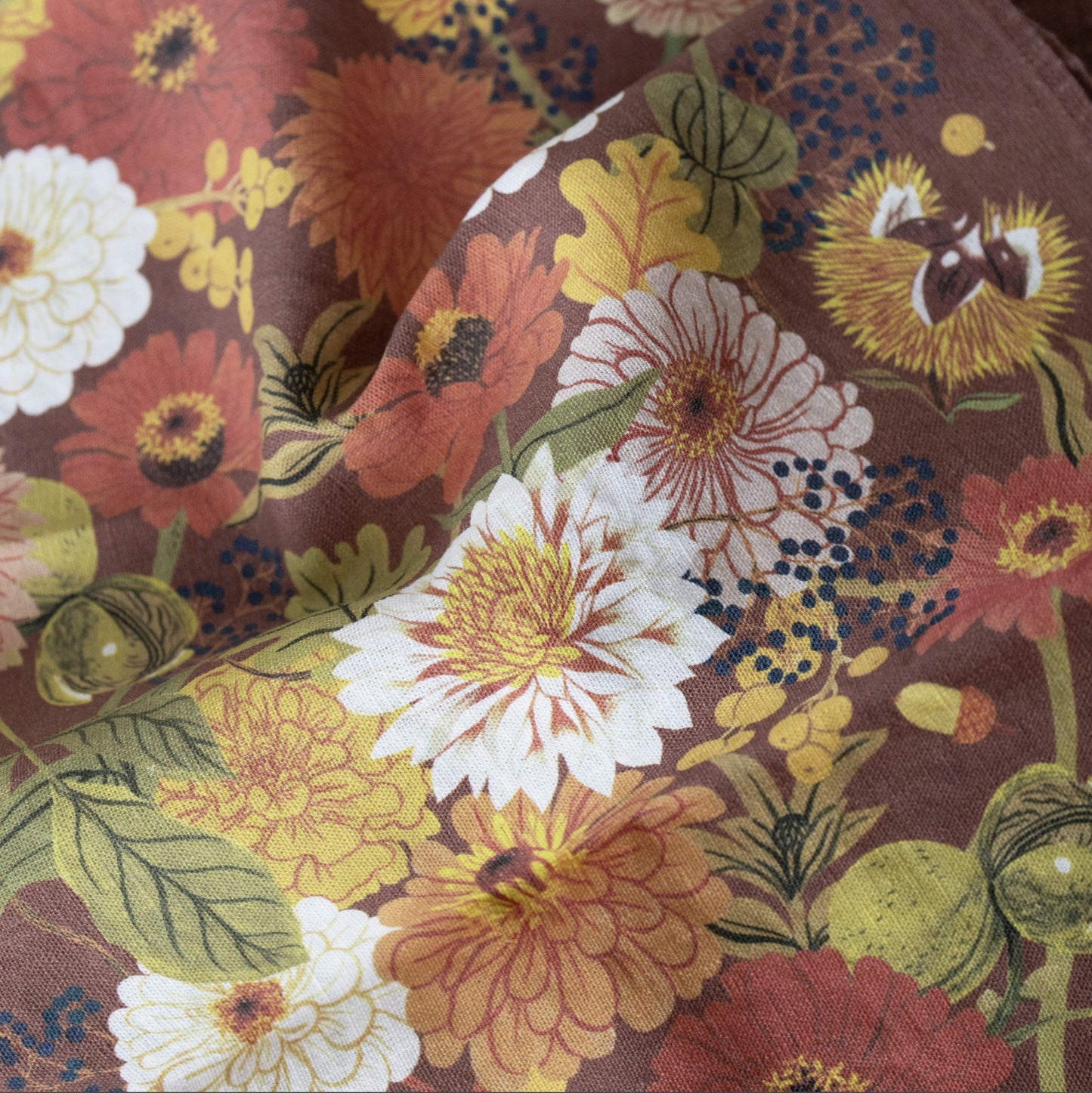 Autumn - 100% Linen Tea Towel - by Botanica Paper Co.®