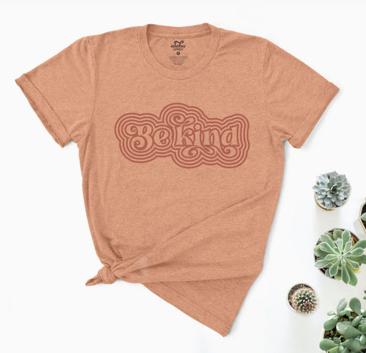 Be Kind Tee in Sunset - by Aloha Lovely®