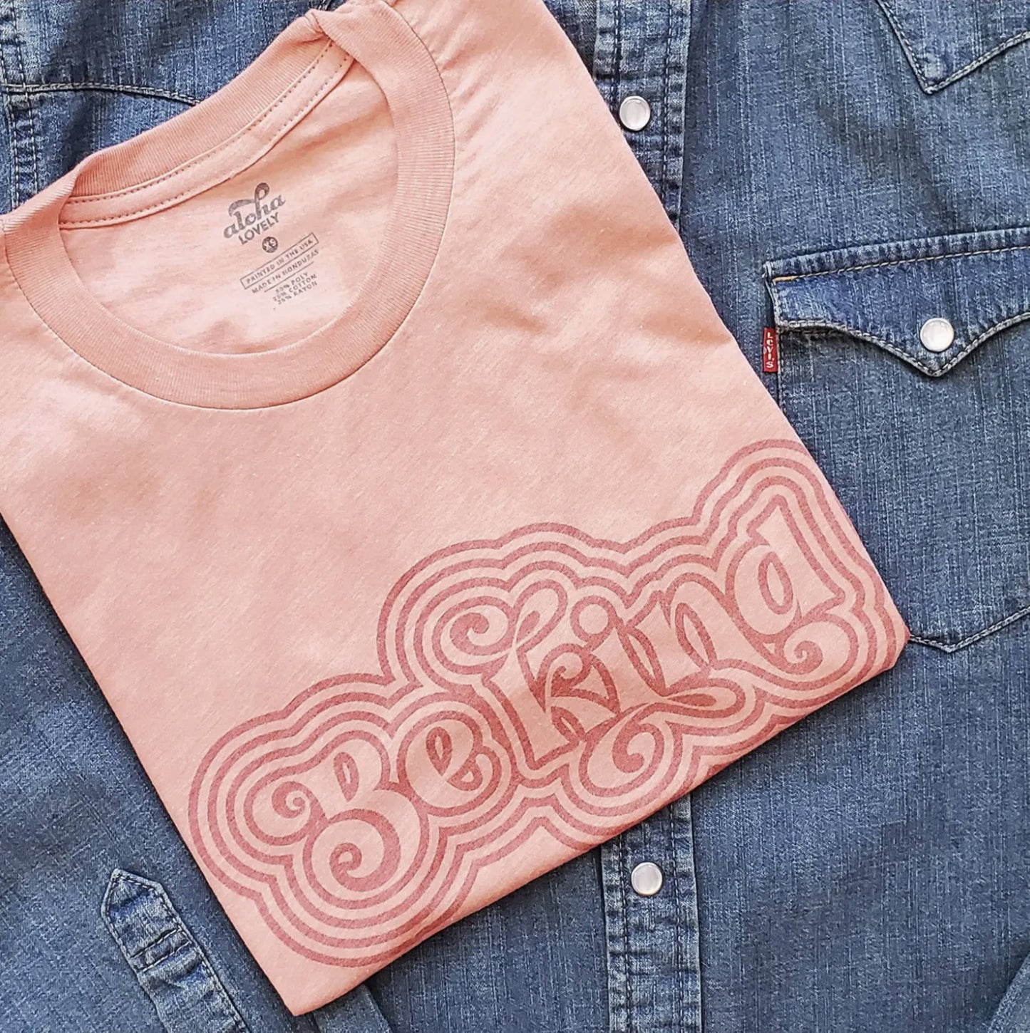 Be Kind Tee in Sunset - by Aloha Lovely®