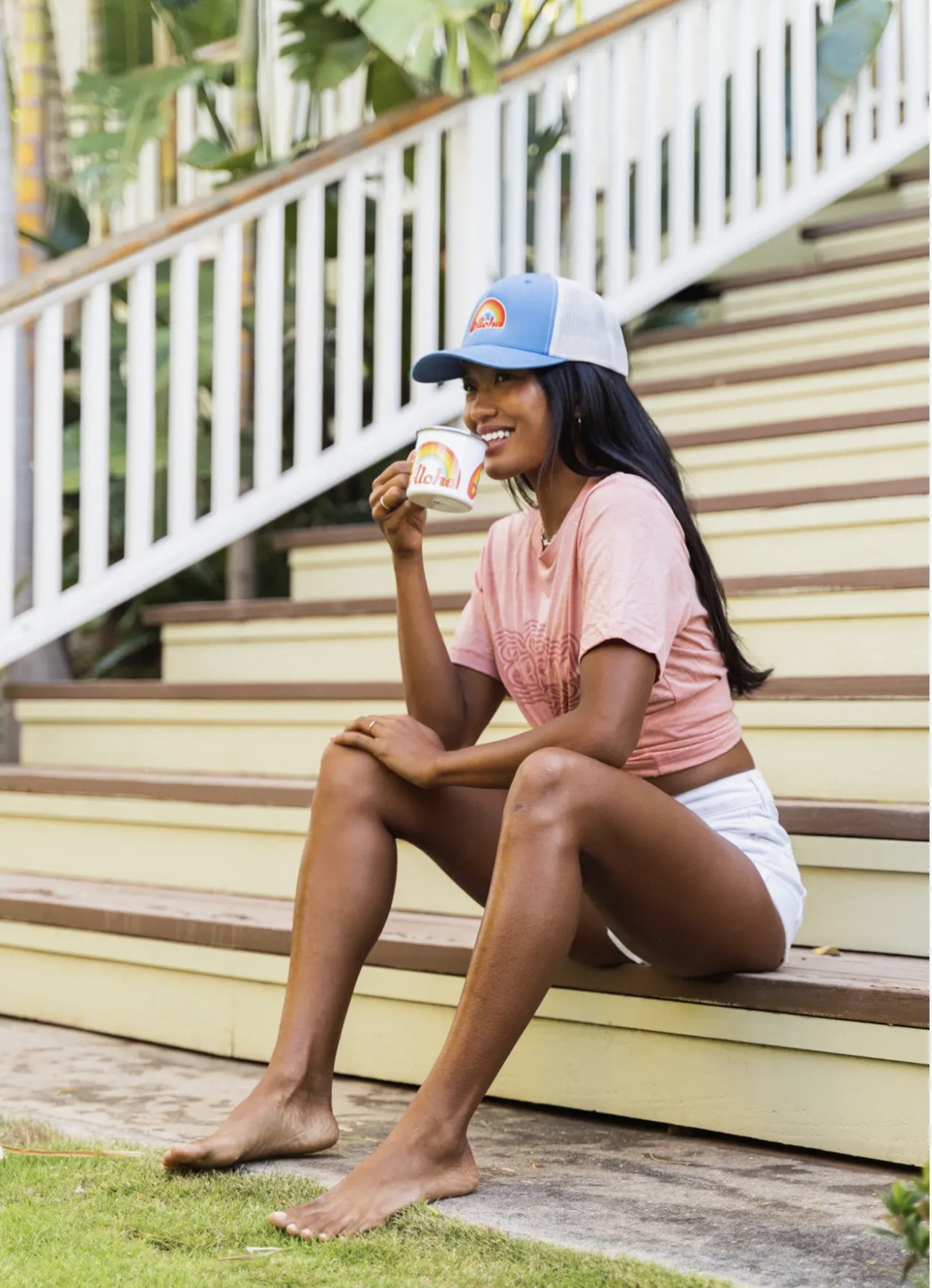 Be Kind Tee in Sunset - by Aloha Lovely®