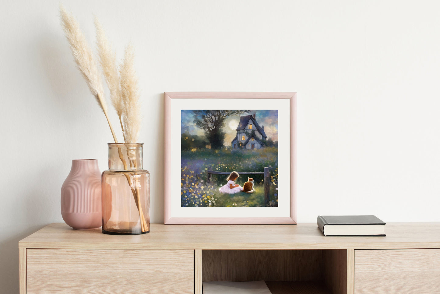 Beautiful World - Illustrated Print by Thomas Little