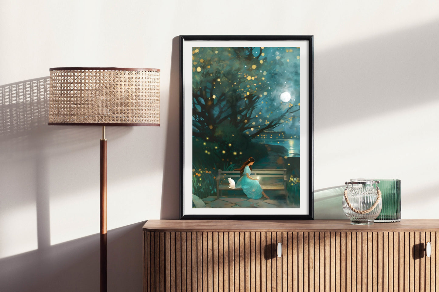 Being in the Moment - Illustrated Print by Thomas Little