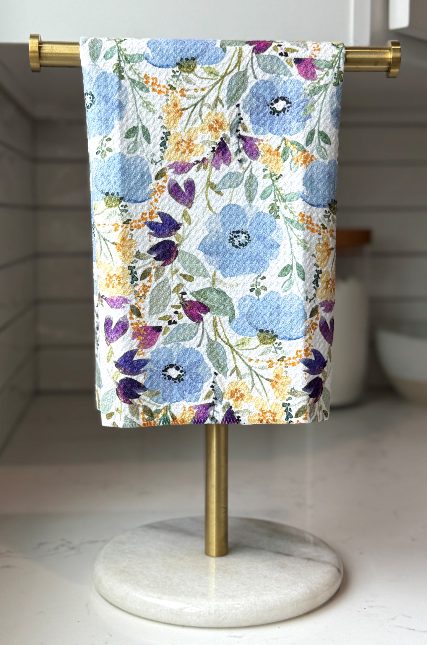 Best Blue Tea Towel - by Wildflower Lane Studio®