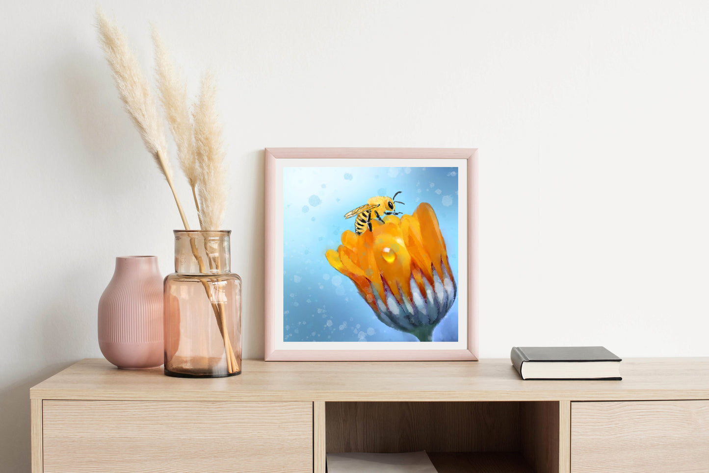 Buzz Pop Bloom - Illustrated Print by Thomas Little