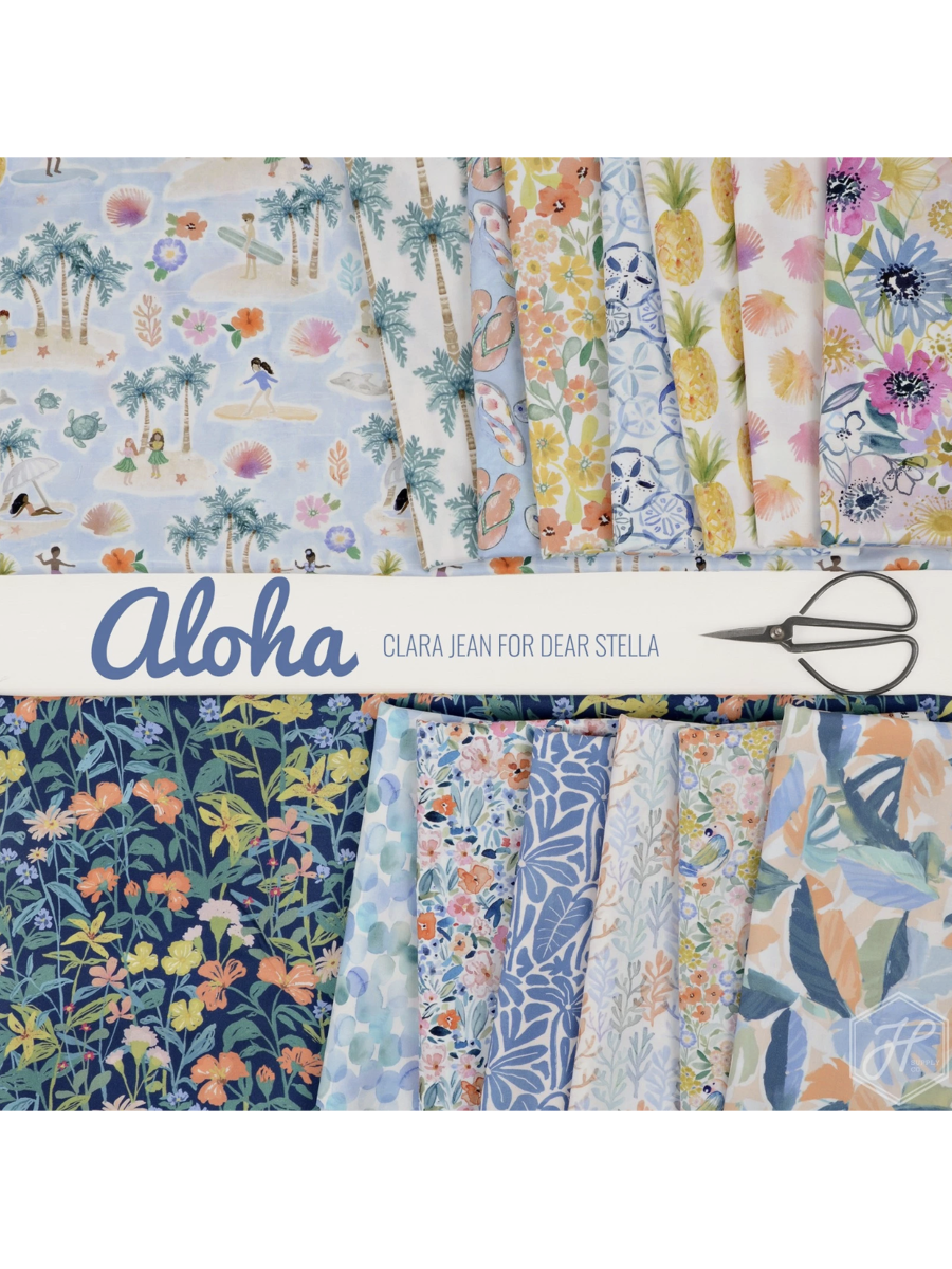 Aloha 2.5" Strip Roll (Jelly Roll) - Clara Jean Design CPSTELLA - 100% Cotton