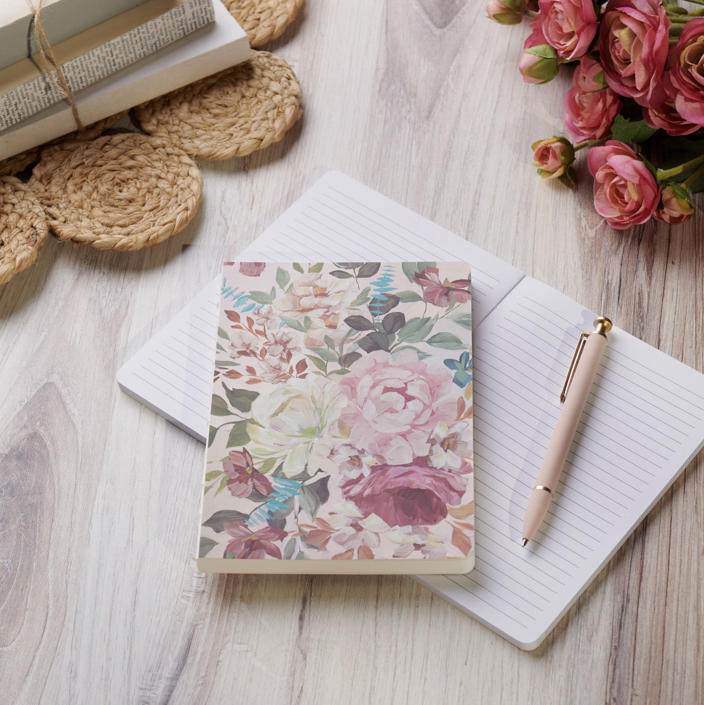 Cabbage Rose Journal - by Primitives by Kathy®