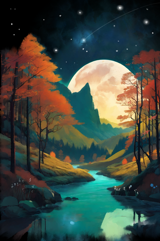 Celestial Wonders - Illustrated Print by Thomas Little