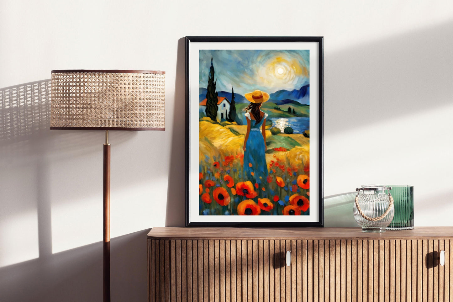 Change of Seasons – Serene Landscape Art Print of Nature & Reflection