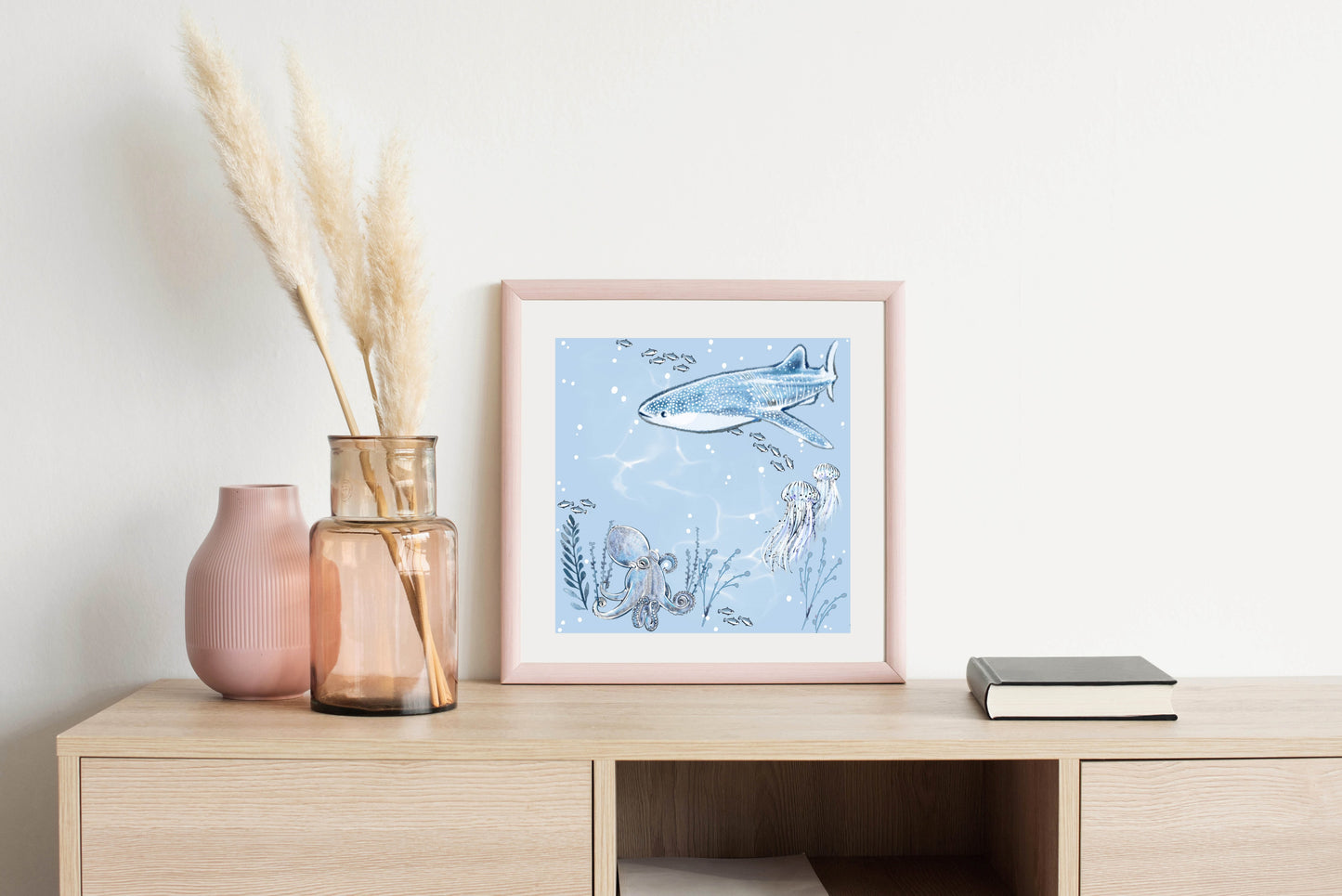 Coastal Seas - Illustrated Print by Thomas Little