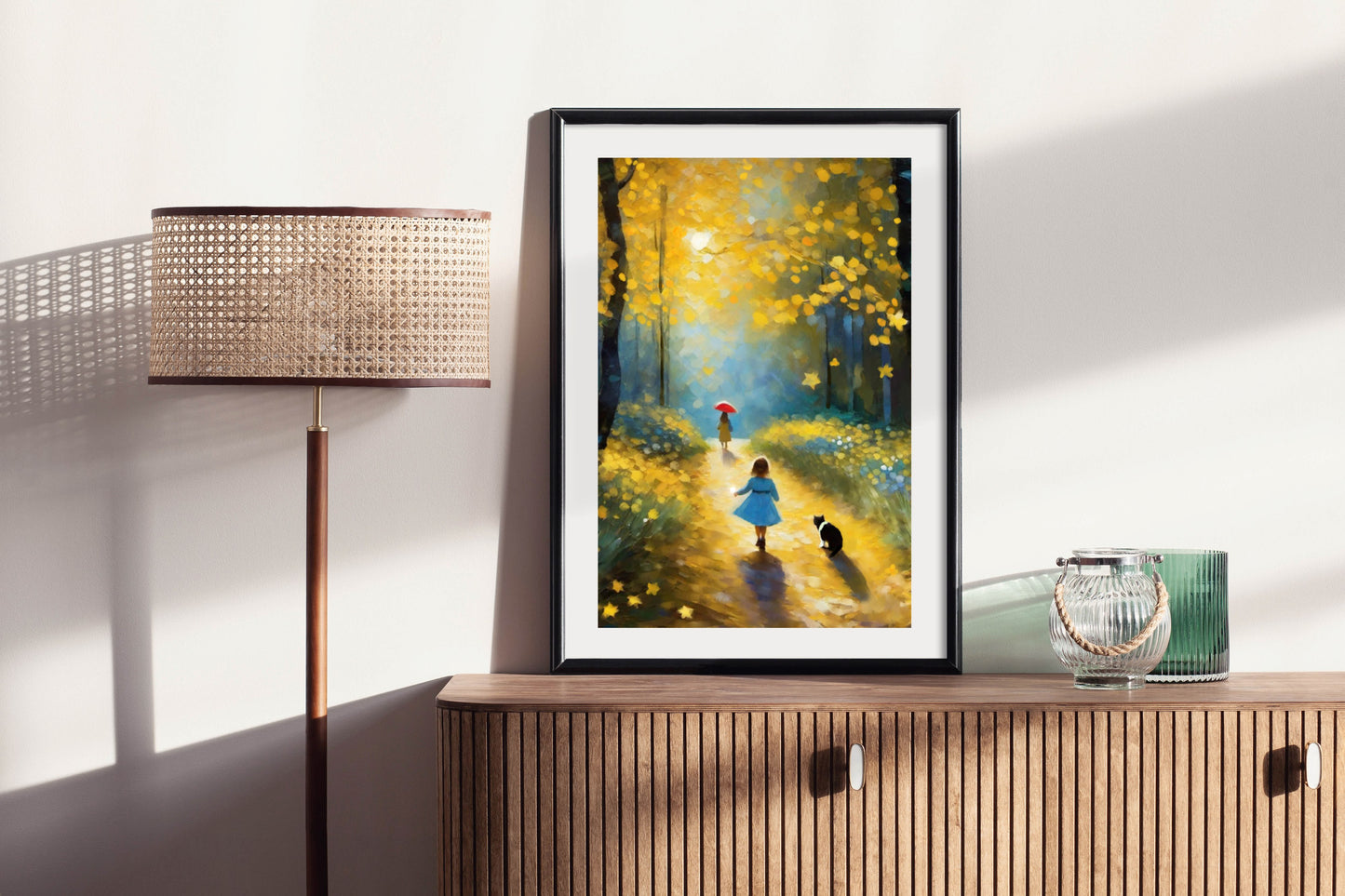Come and Follow - Illustrated Print by Thomas Little