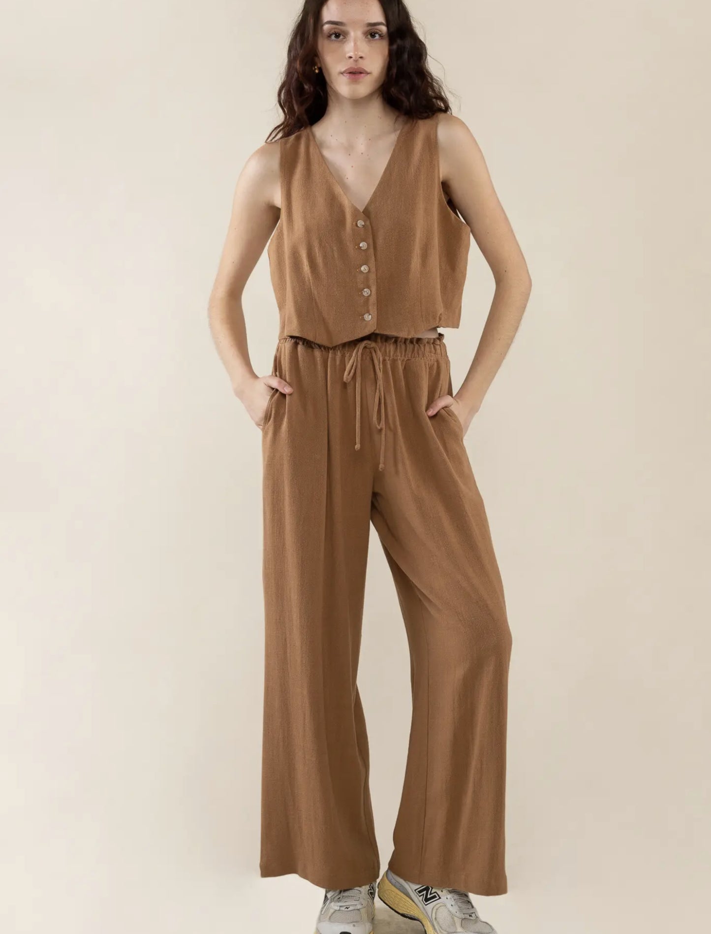 Cove Linen Pant - Wide Leg Full Length - by NLT®