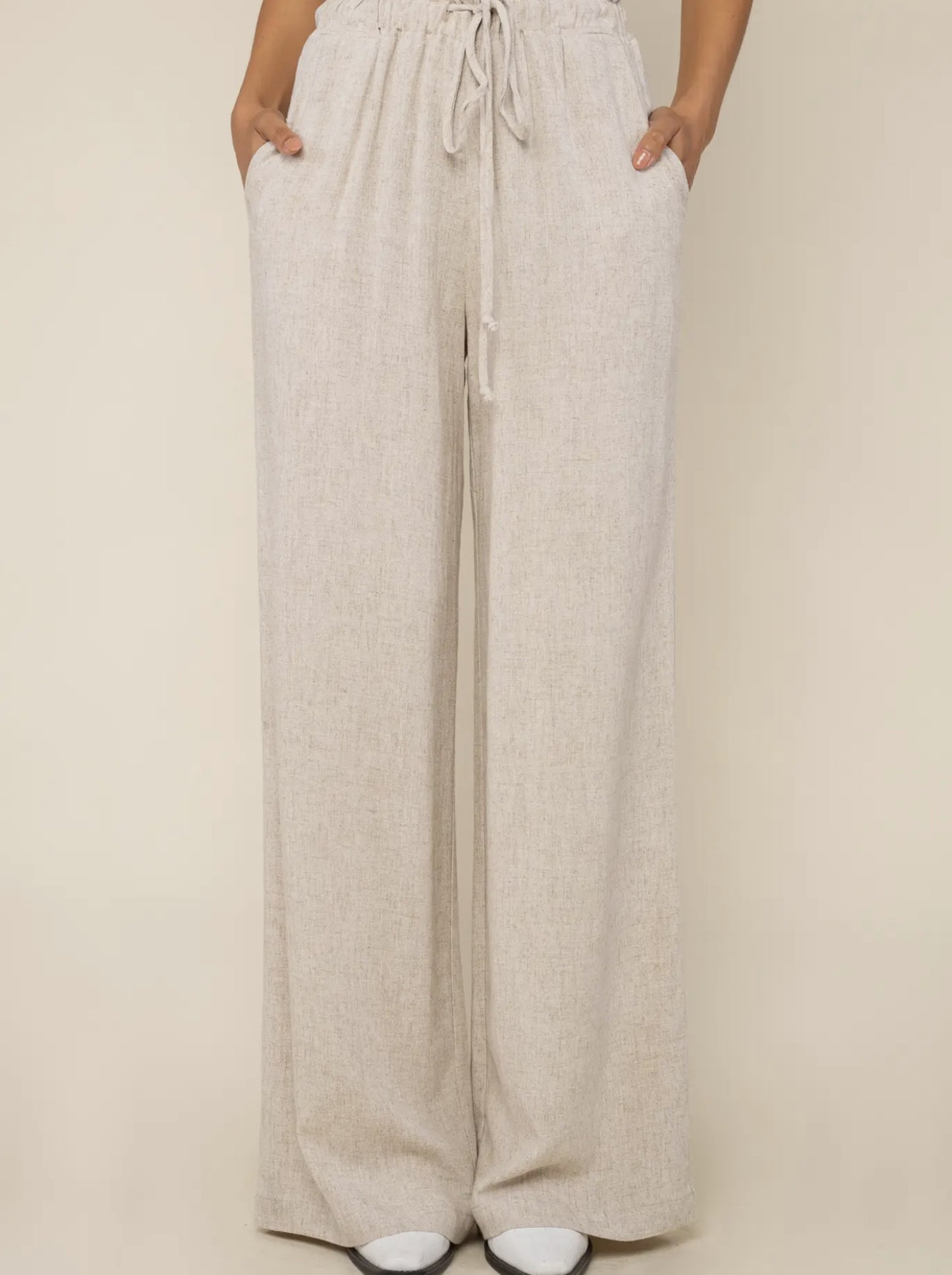Cove Linen Pant - Wide Leg Full Length - by NLT®