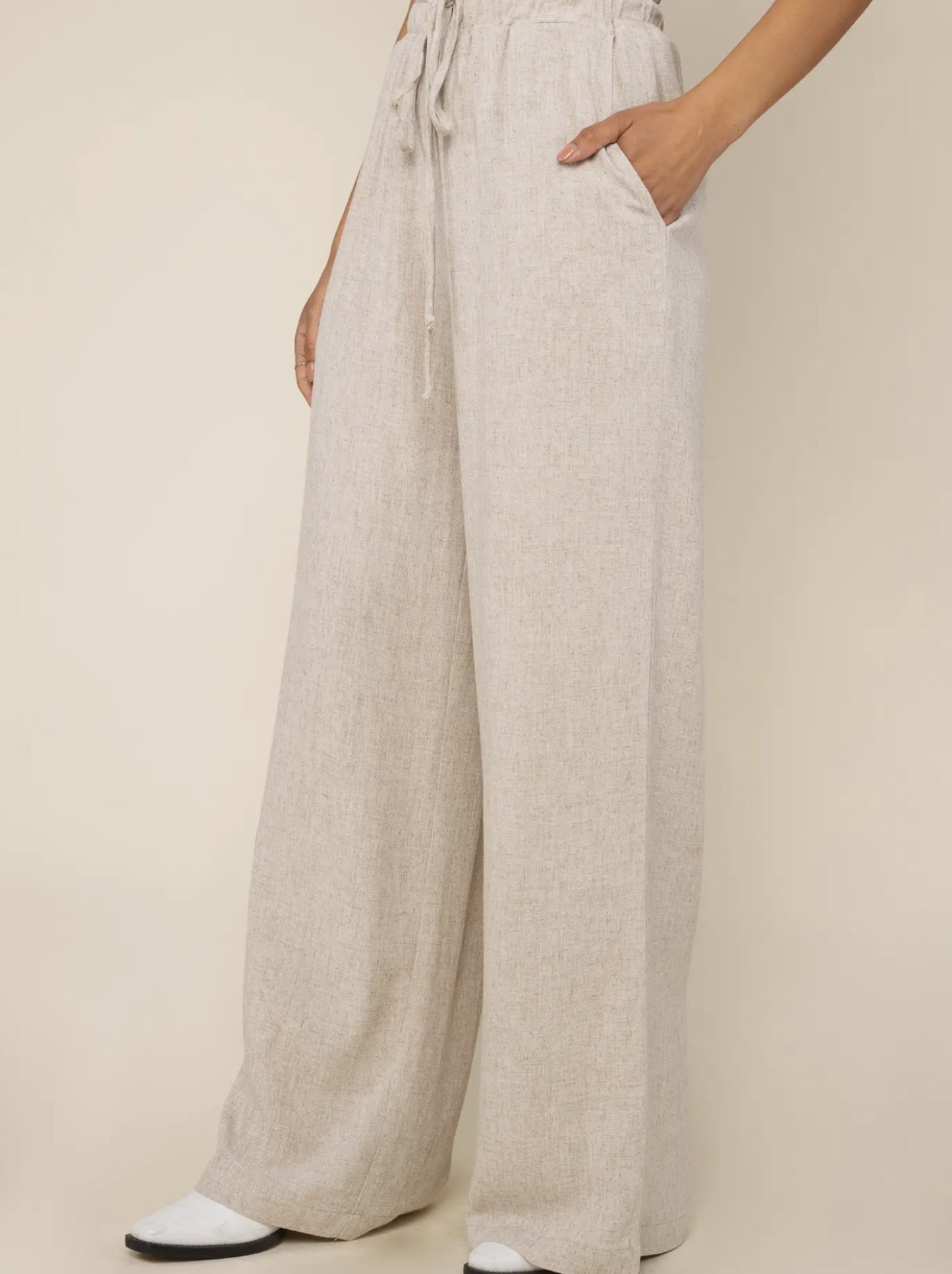 Cove Linen Pant - Wide Leg Full Length - by NLT®