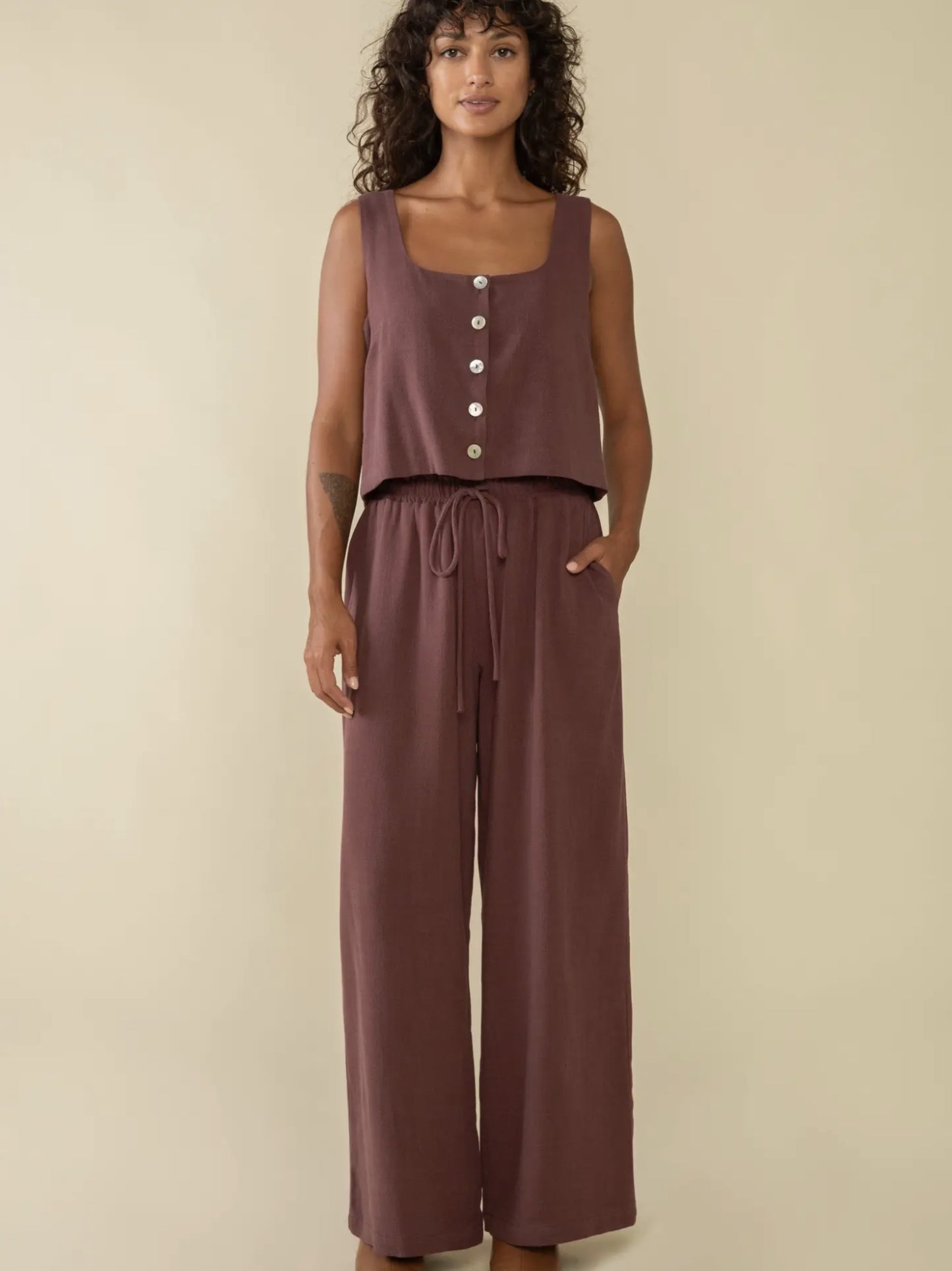 Cove Linen Pant - Wide Leg Full Length - by NLT®