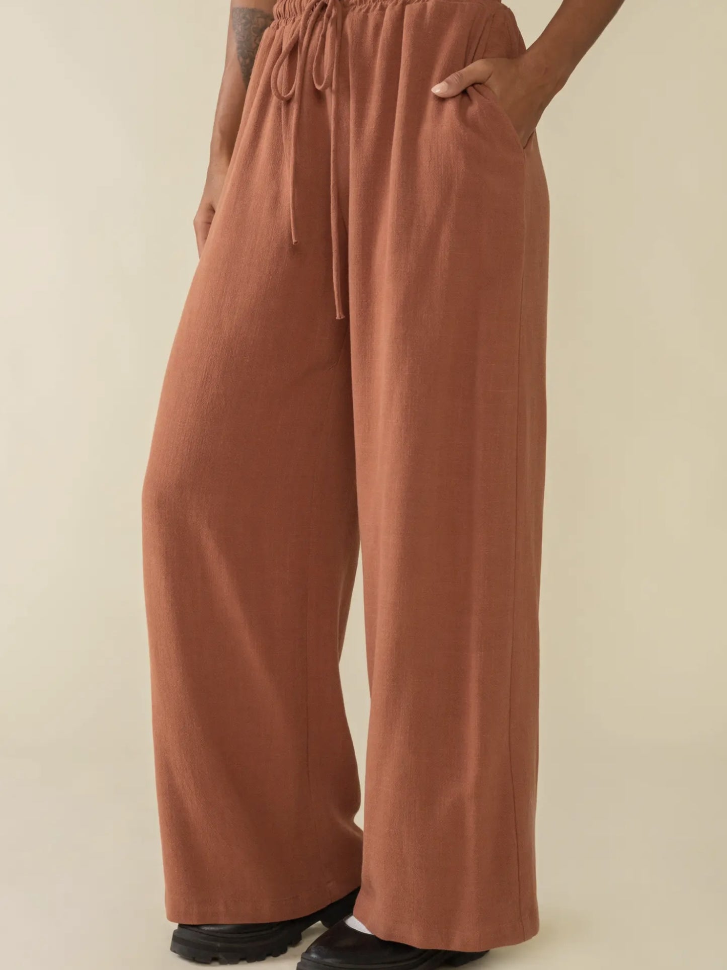 Cove Linen Pant - Wide Leg Full Length - by NLT®