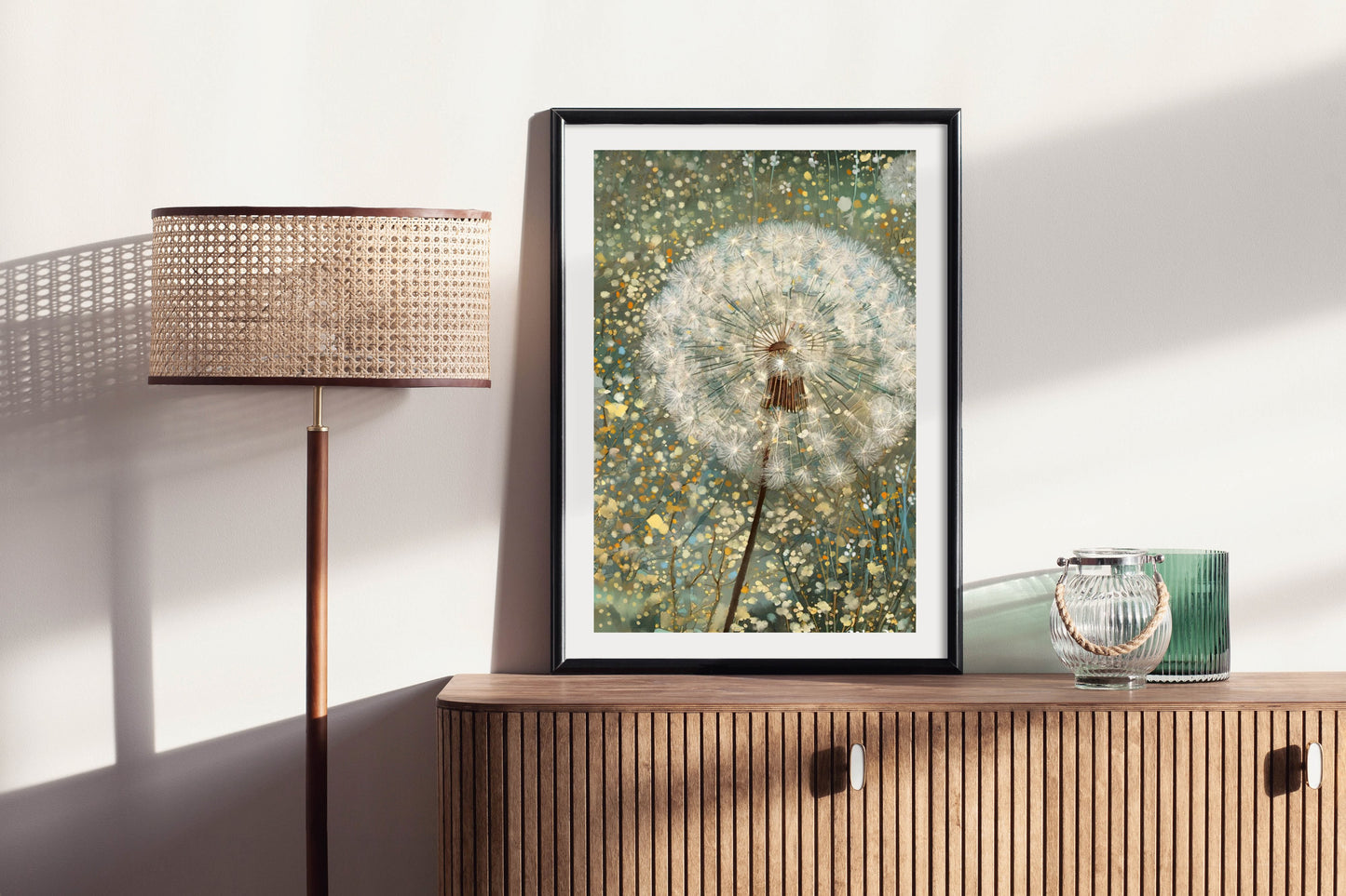 Dandelions II - Illustrated Print by Thomas Little