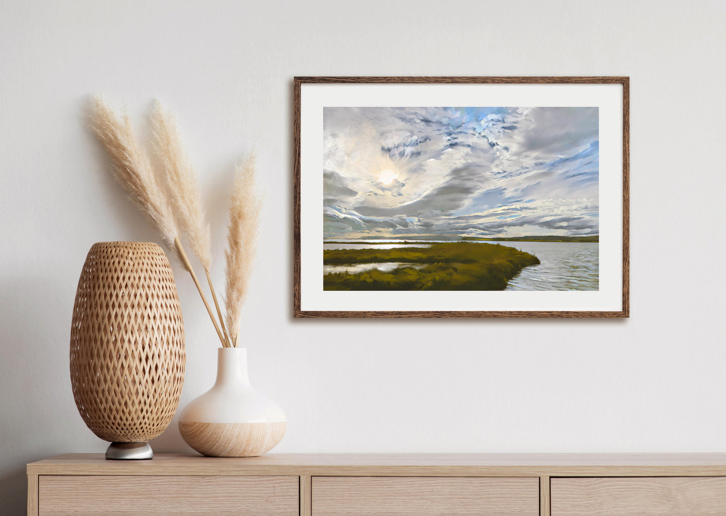 Days End in Montpellier - Illustrated Print by Thomas Little