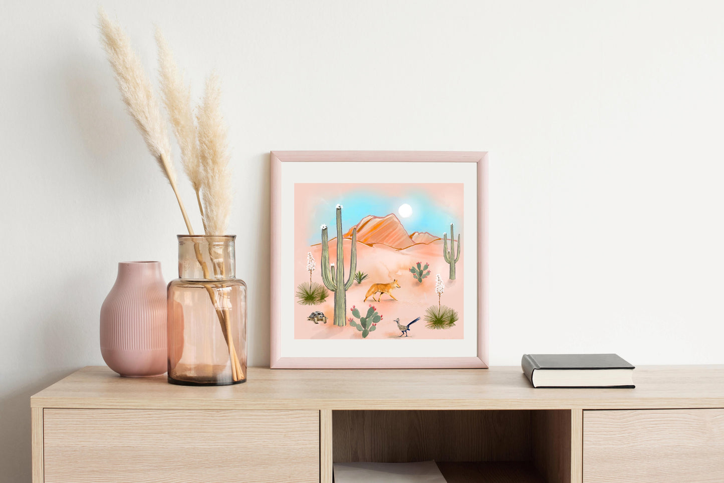Desert Dwellers Day - Illustrated Print by Thomas Little
