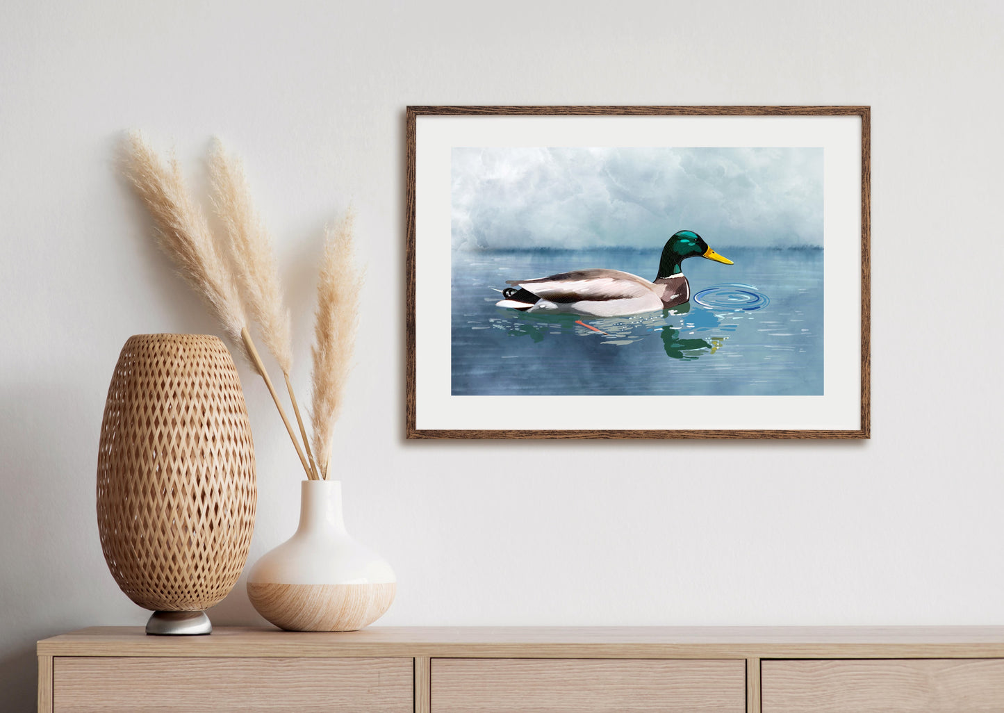 Drake Study - Illustrated Print by Thomas Little