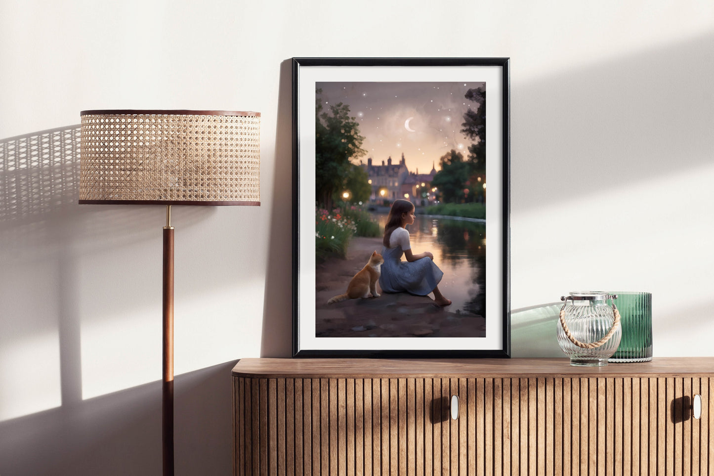 Dusk - Illustrated Print by Thomas Little