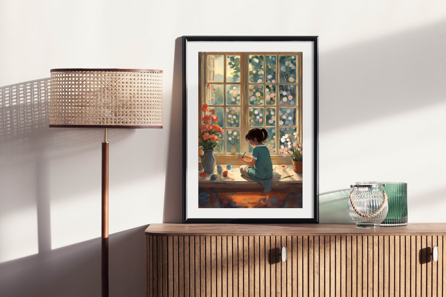 Easter Morning - Illustrated Print by Thomas Little