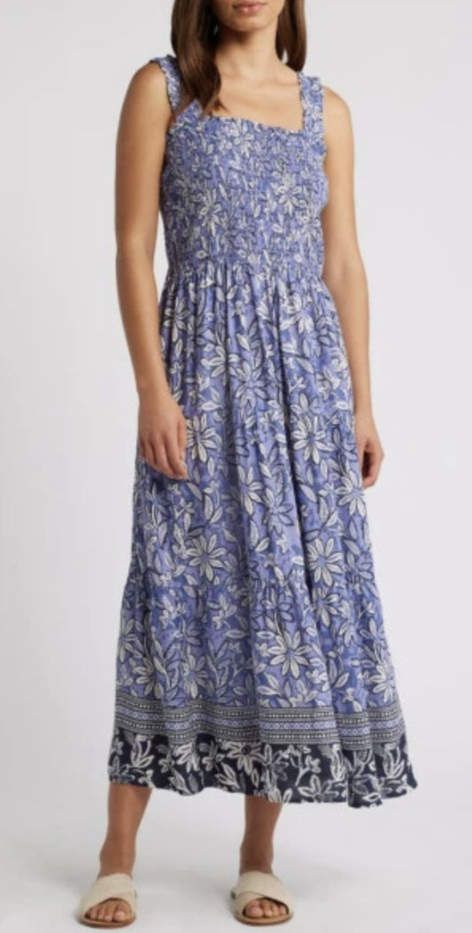 Elsa Hawaii Shore Smocked Maxi Dress - by beachlunchlounge®