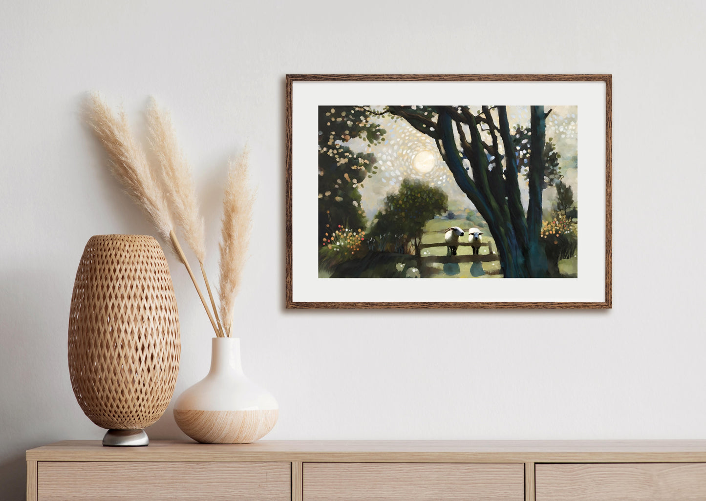 English Countryside - Illustrated Print by Thomas Little
