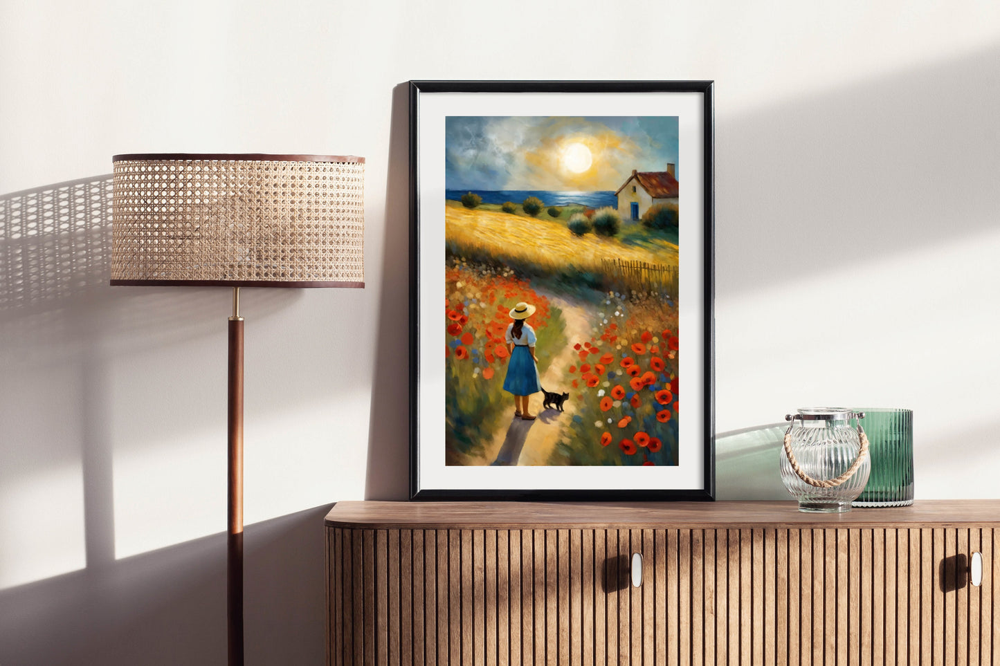 Fields of Gold - Illustrated Print by Thomas Little