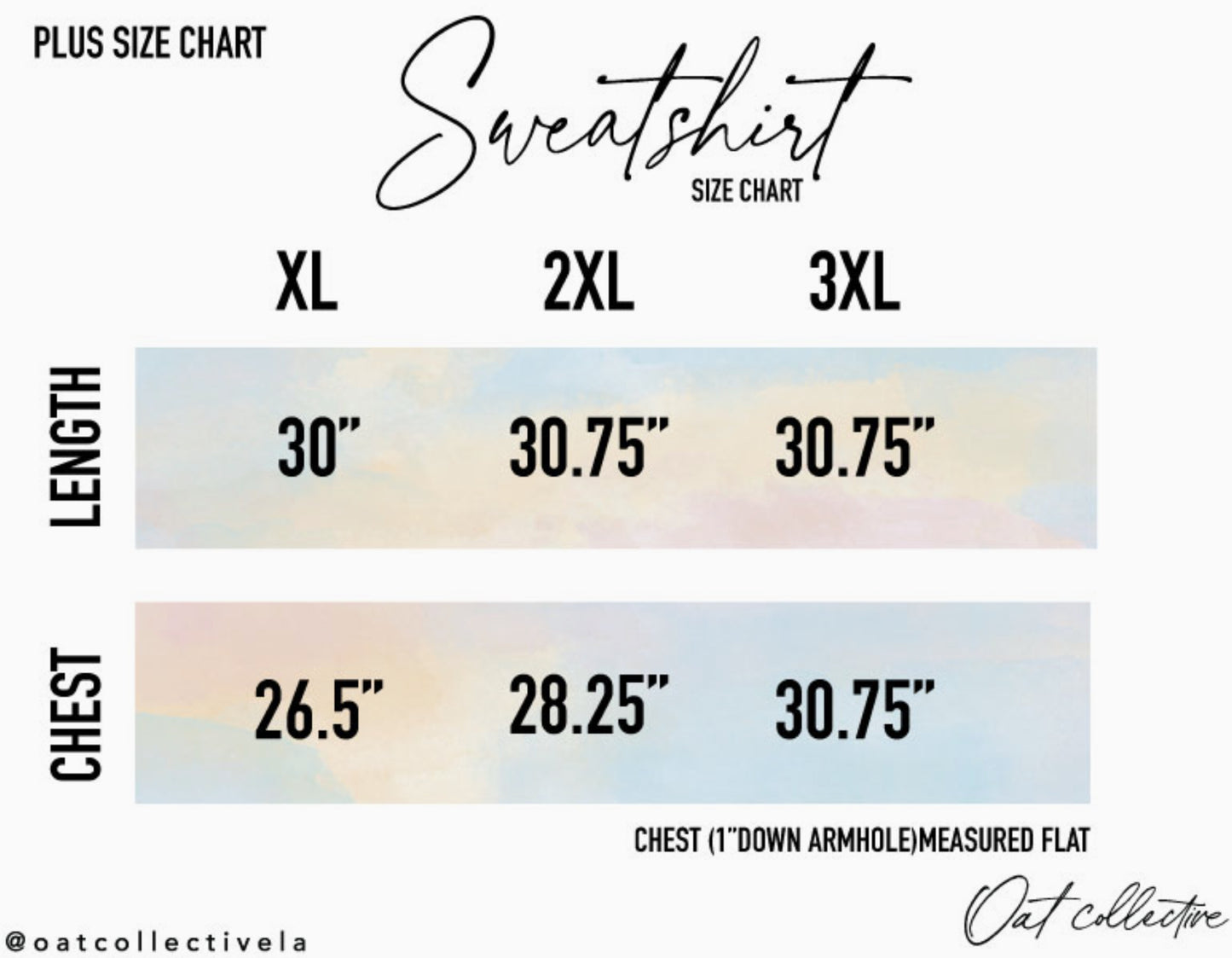 Forever Chasing Sunsets Graphic Sweatshirt (Light Blue color) - by OAT COLLECTIVE