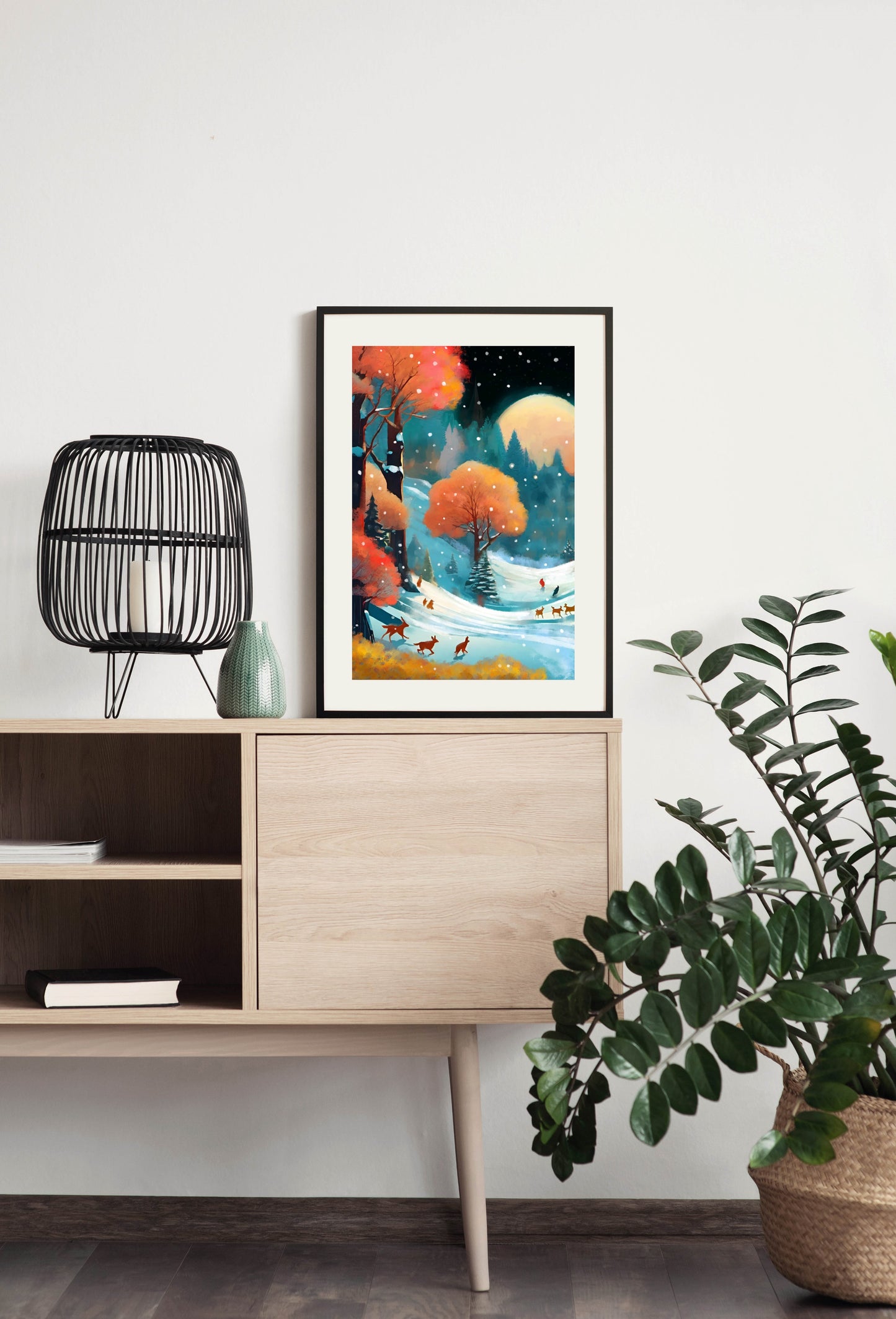 Frolic in the Forest - Illustrated Print by Thomas Little