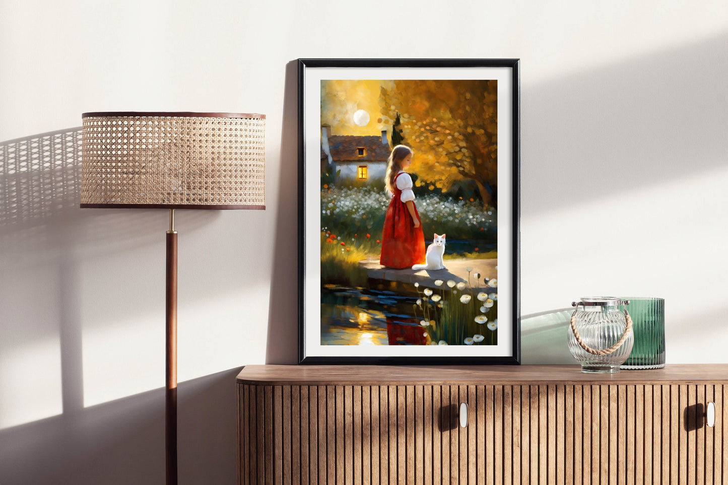 Gentle Sunlight - Illustrated Print by Thomas Little