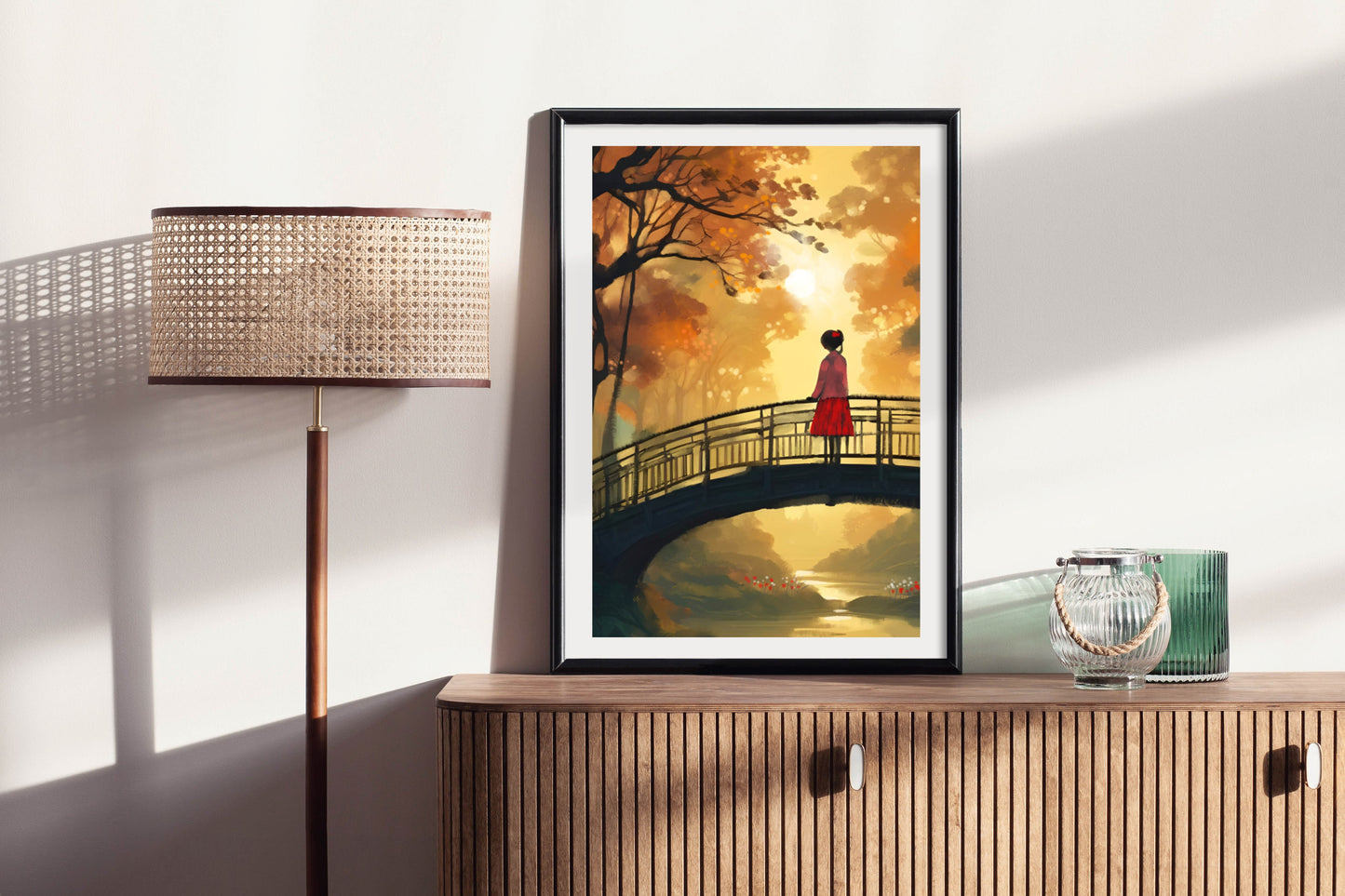 Golden Days - Illustrated Print by Thomas Little