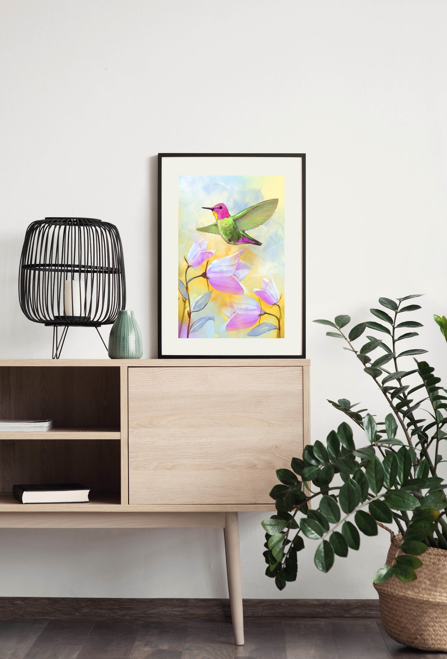 Golden Morning Flutter - Illustrated Print by Thomas Little