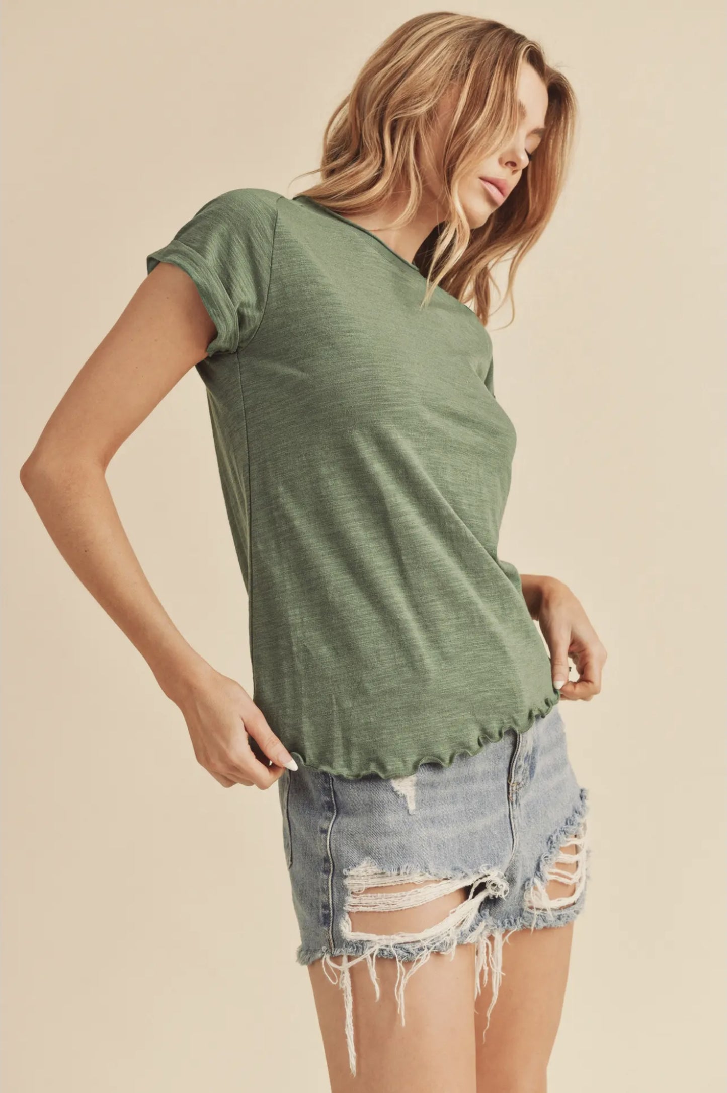 Gwen Tee (Green color) - by AEMI+CO®