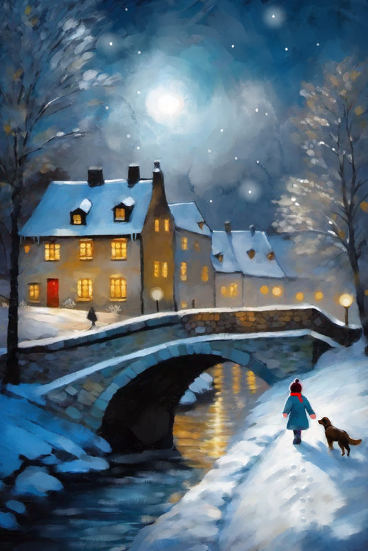 Homecoming - Illustrated Print by Thomas Little