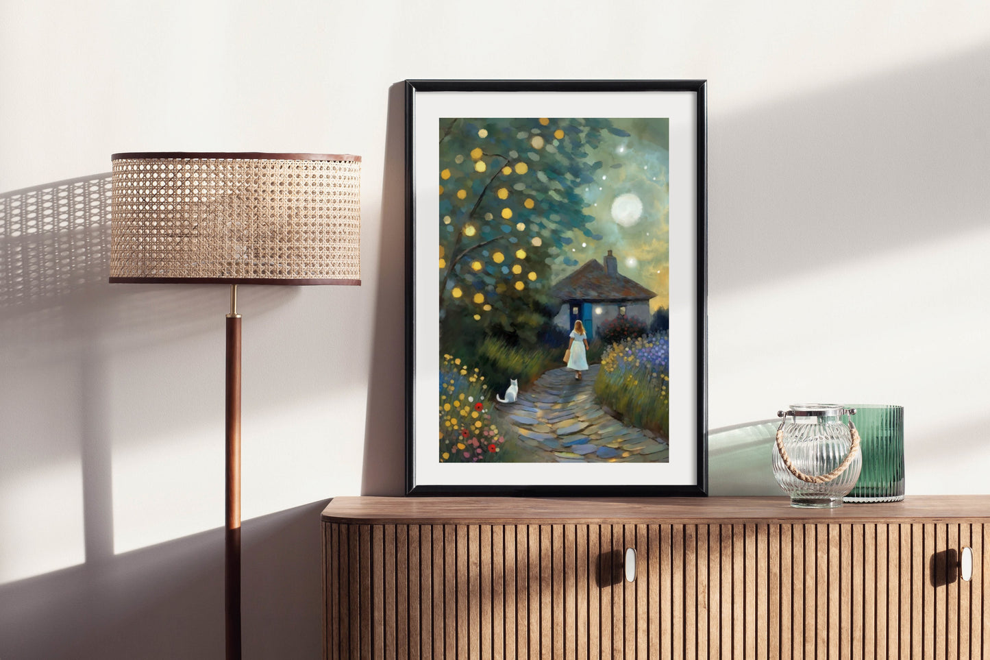 Homecoming - Illustrated Print by Thomas Little