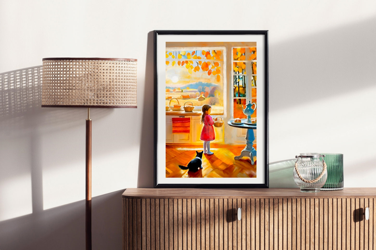 Hot Cinnamon Rolls - Illustrated Print by Thomas Little