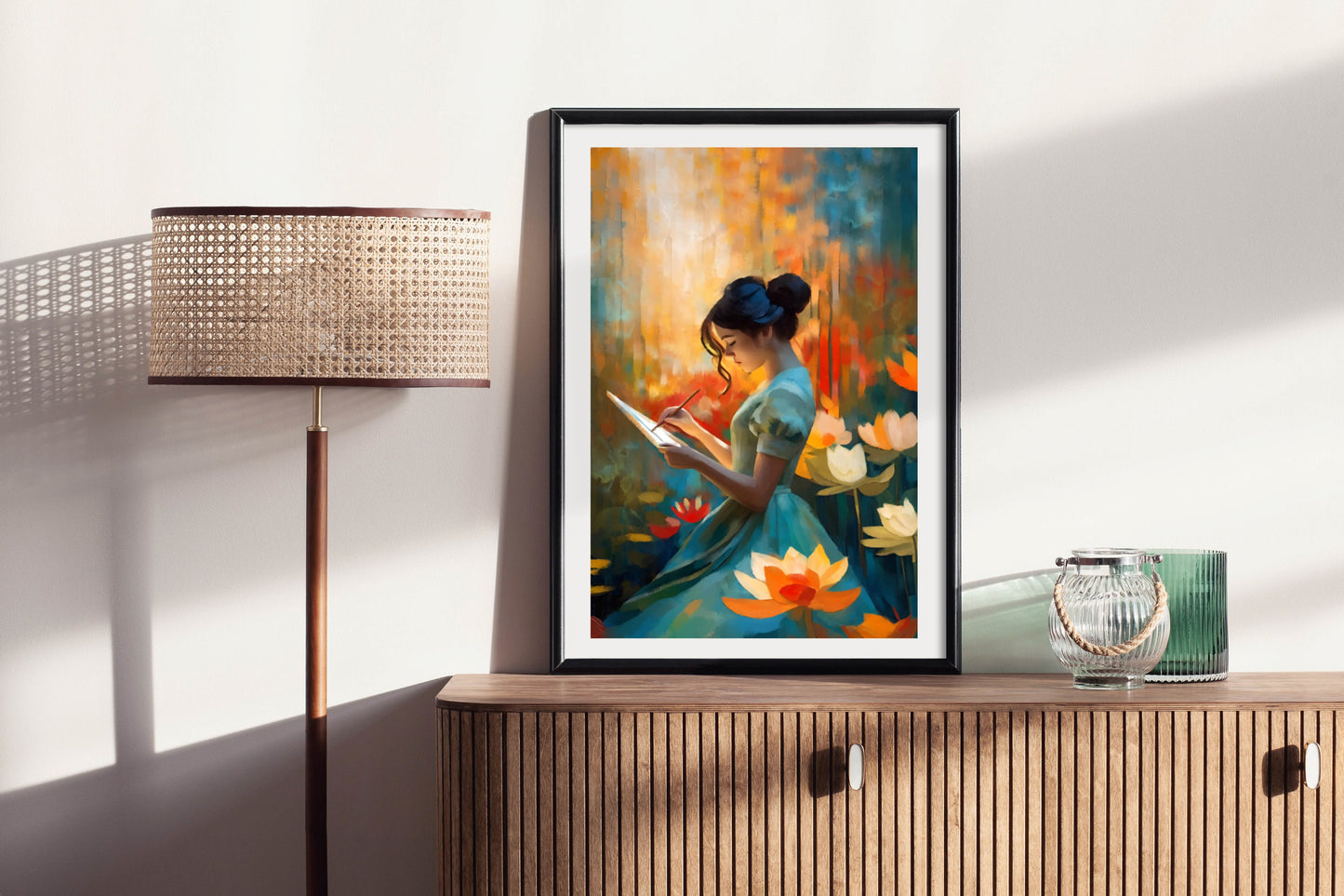 In the light of My Imagination - Illustrated Print by Thomas Little