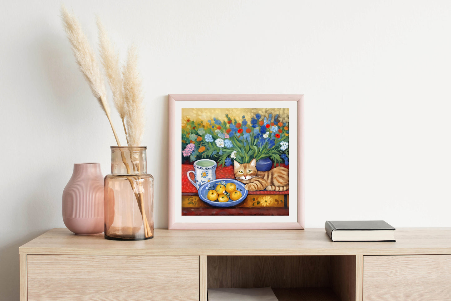 Kissa - Illustrated Print by Thomas Little