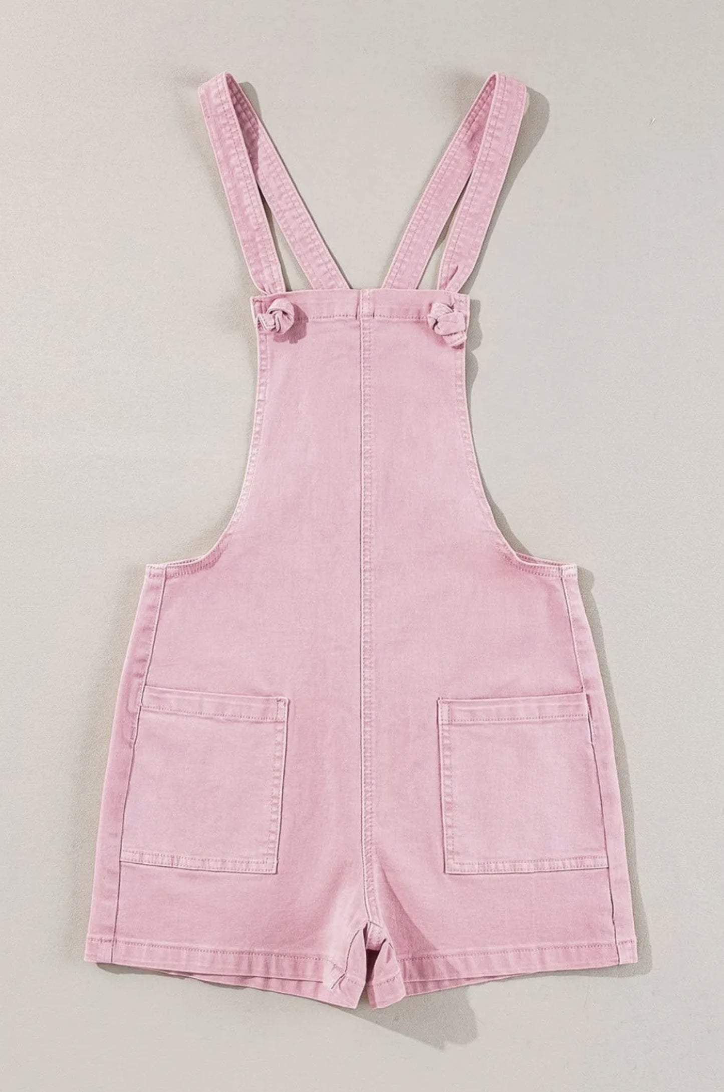 Knot Straps Denim Overalls with Pockets - by Lala Loo®