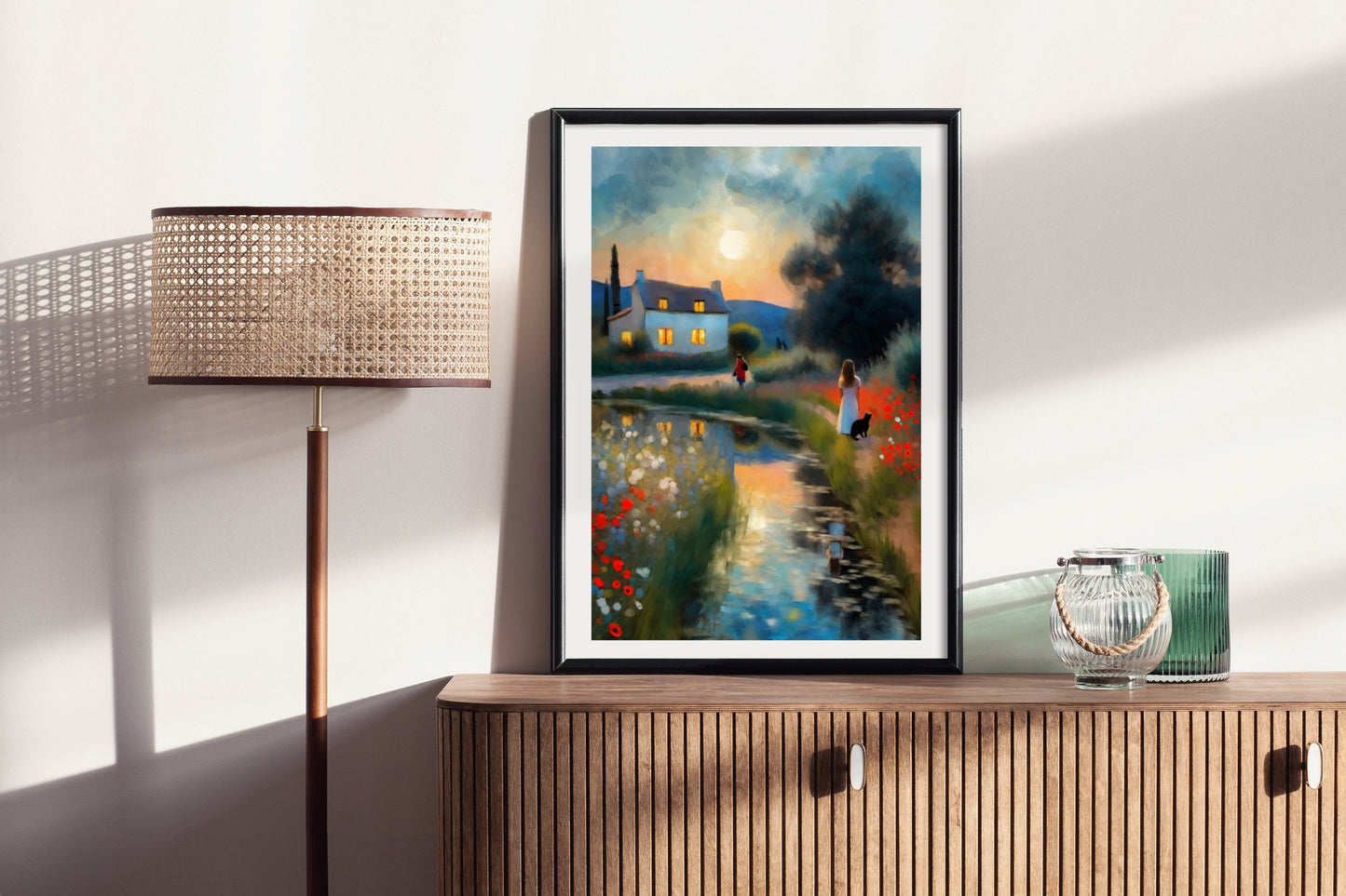 La Bella - Illustrated Print by Thomas Little
