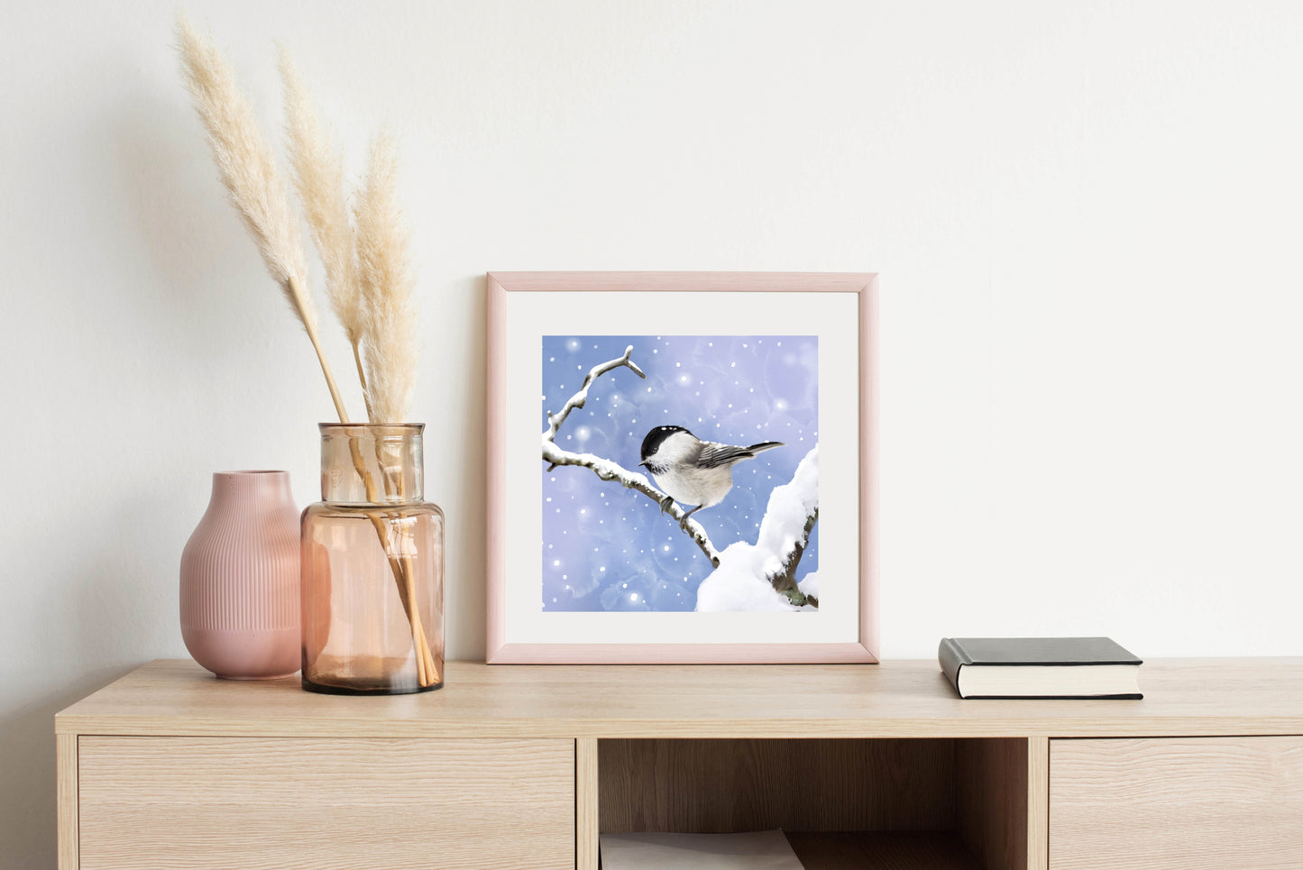 Late Spring Snow - Illustrated Print by Thomas Little